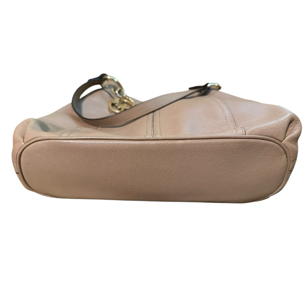 Michael Kors Tan Shoulder Bag with Pebbled Finish - Picture 9 of 11